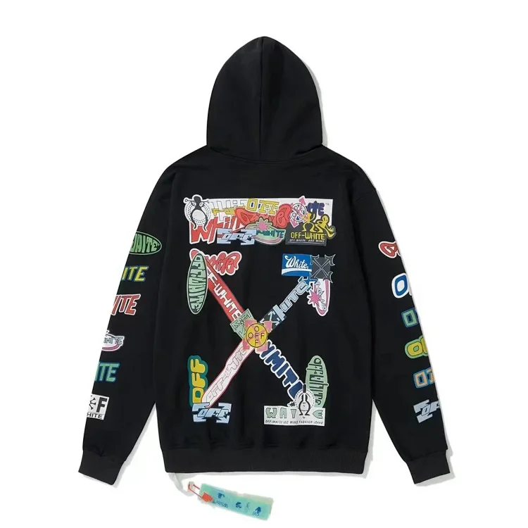 off-white hooded swe