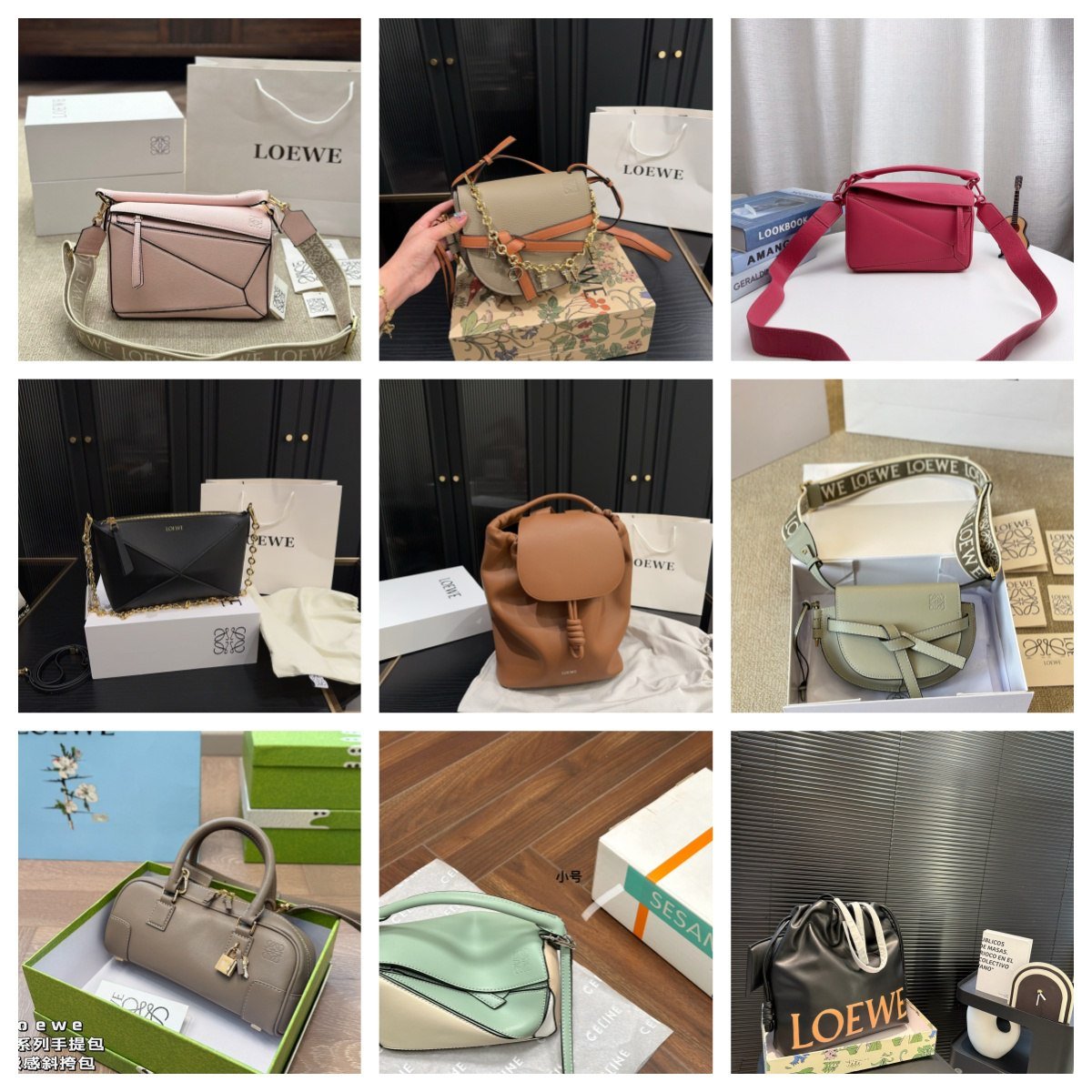 loewe   lacoste  bags