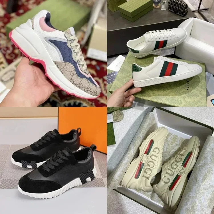 Hermes & GUCCI shoes