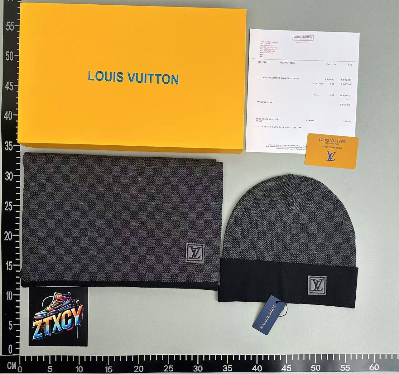 LV Beanie & Scarf Set
