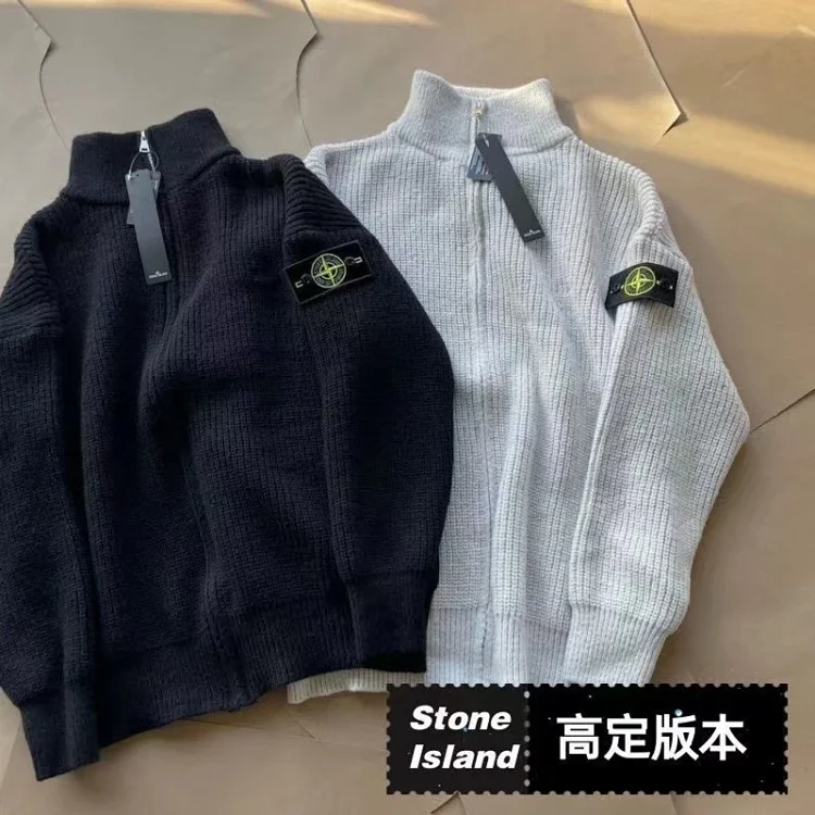 Stone Island sweater\turtleneck sweater\hooded sweater\ZIP