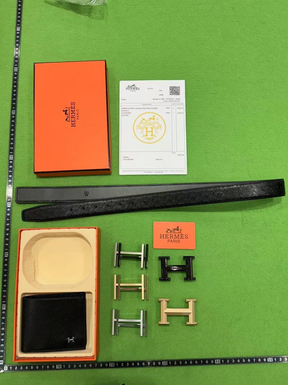 LV,Hermes belt and wallet