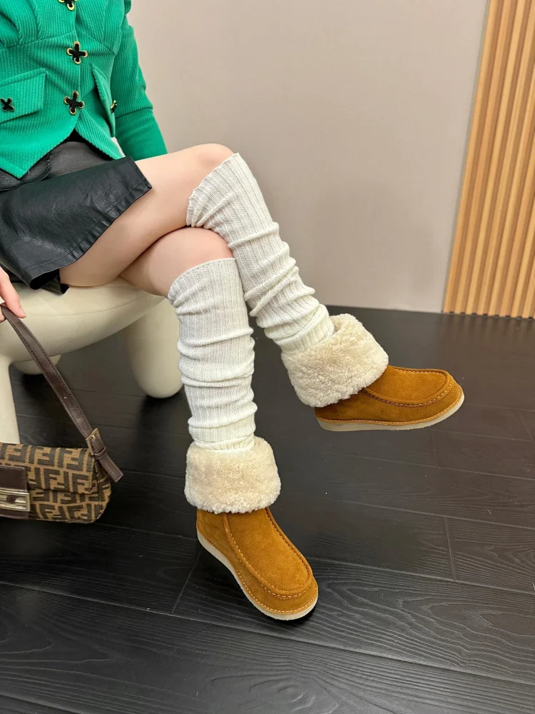 Chloe's new snow boots are now available.