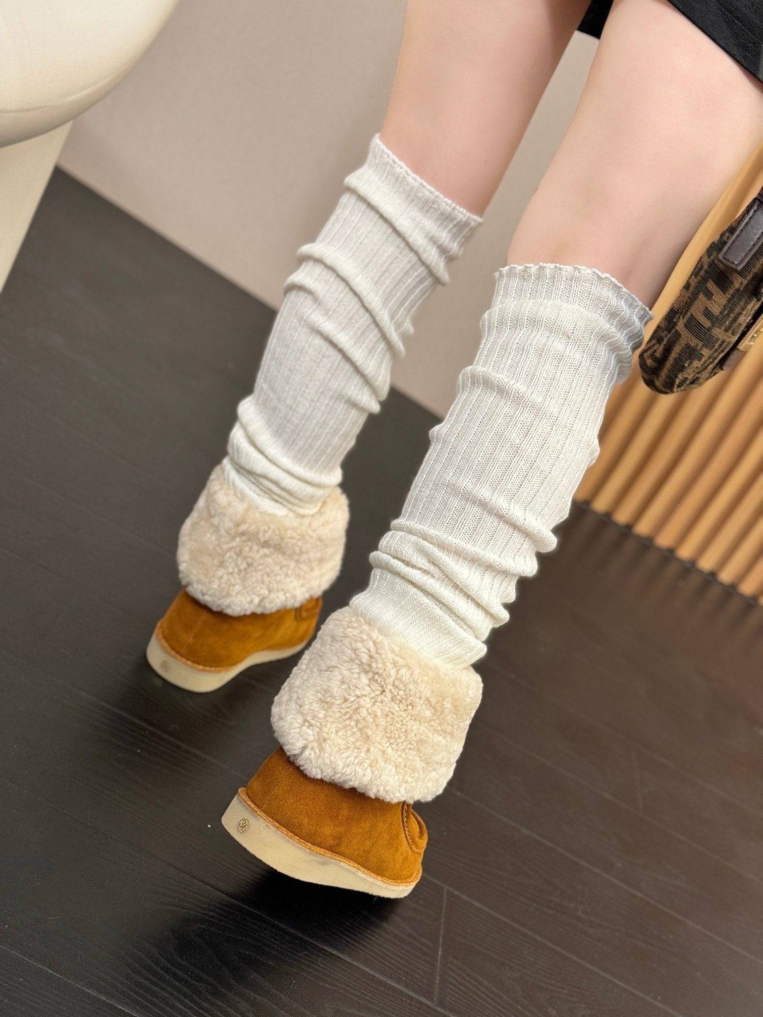 Chloe's new snow boots are now available.