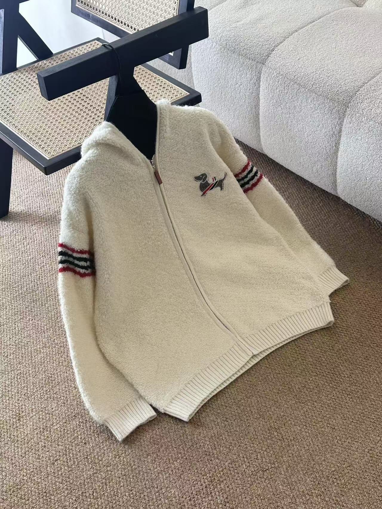 our Stripes Soft and Lazy Hooded Cardigan