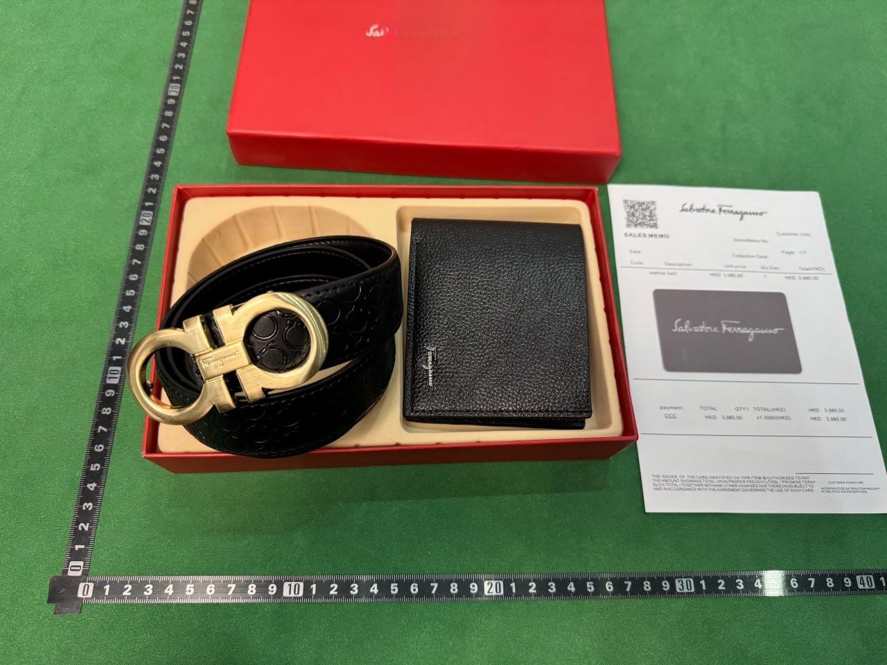 Burberry LV  Salvatore Ferragamo Gucci Hermes belt wallet set(40 Styles)