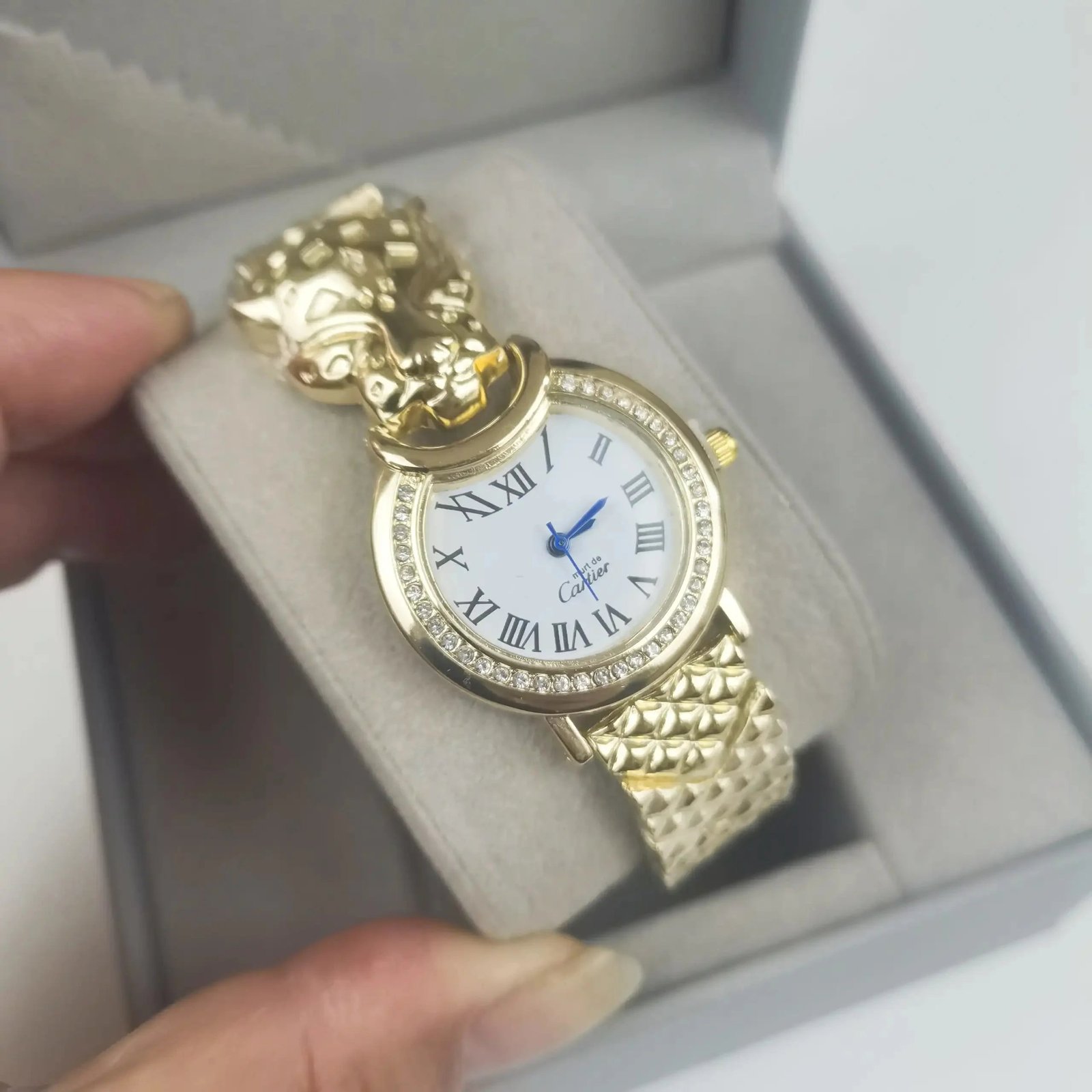 Mechanical  watch with steel ttrap