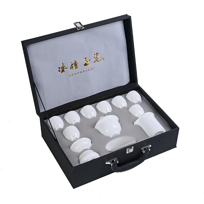 Guests, Tea Brewing Bowl, Tea Cups - High-End Luxury Gift Box