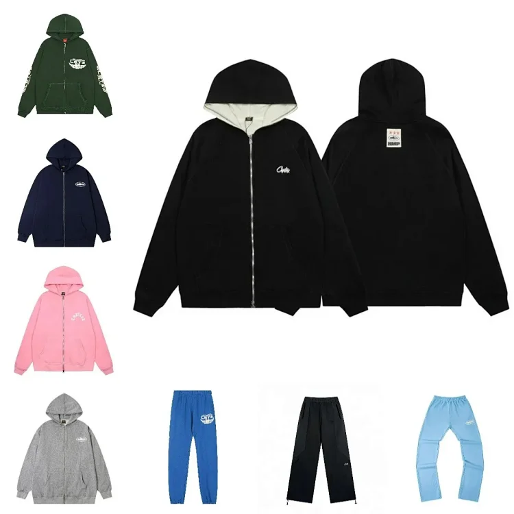Corteiz hoodie pants Zipper jacket suit
