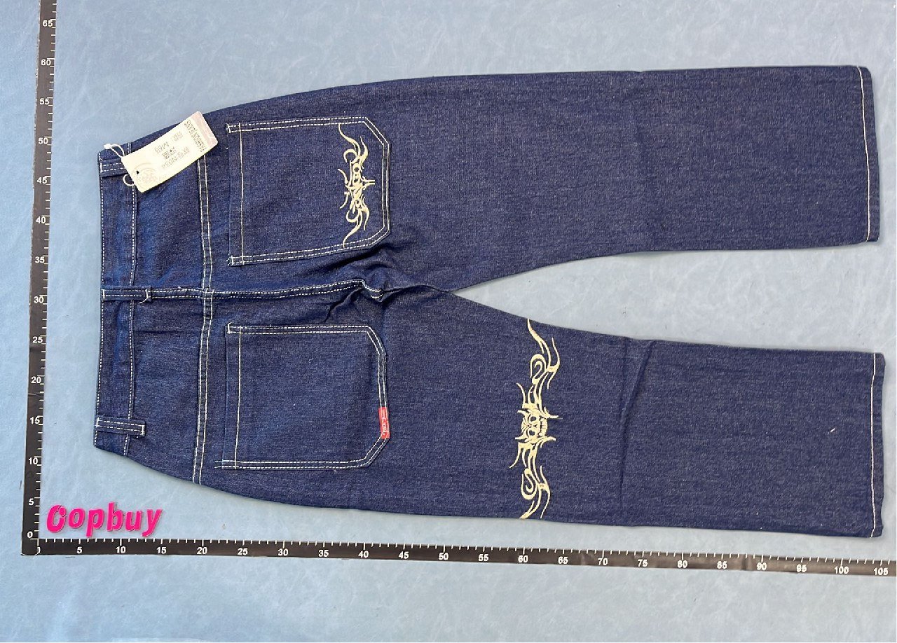 Ed Hardy Skull Design Black Denim Pants [23 styles]