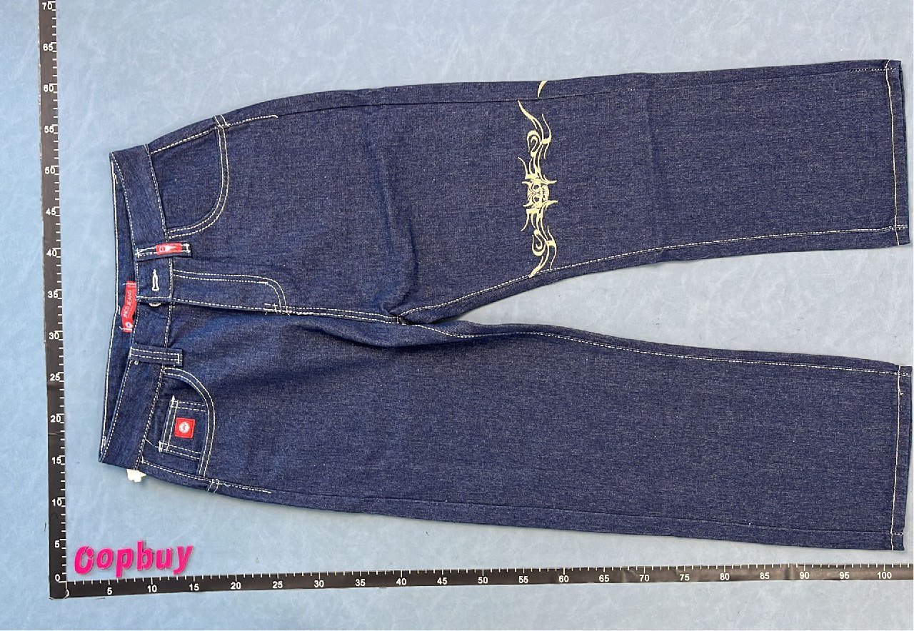 Ed Hardy Skull Design Black Denim Pants [23 styles]