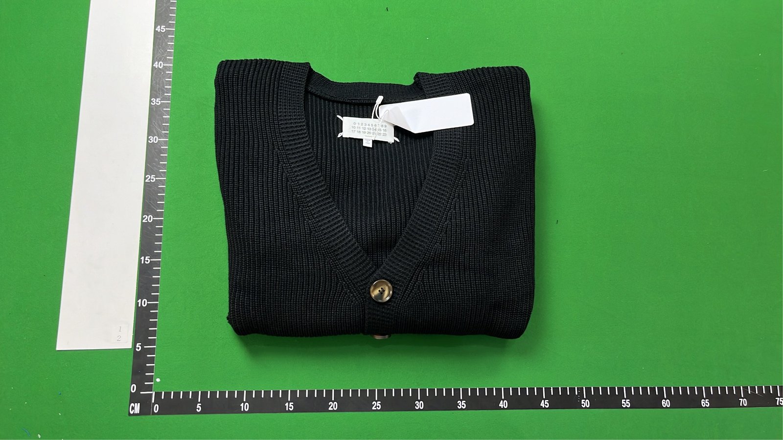 Women's Black Ribbed Knit Cardigan with Silver Buttons [2 styles]