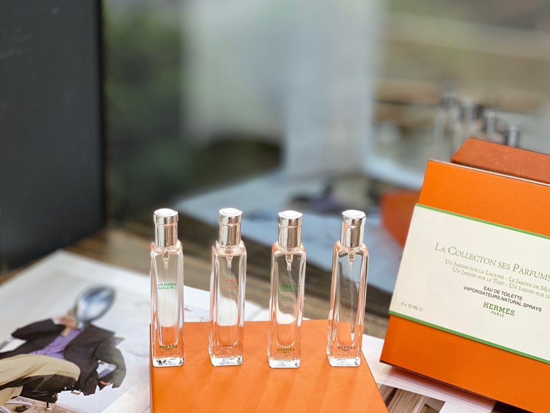 Hermes Garden Collection Fragrance Set (4 bottles, 15ml each)