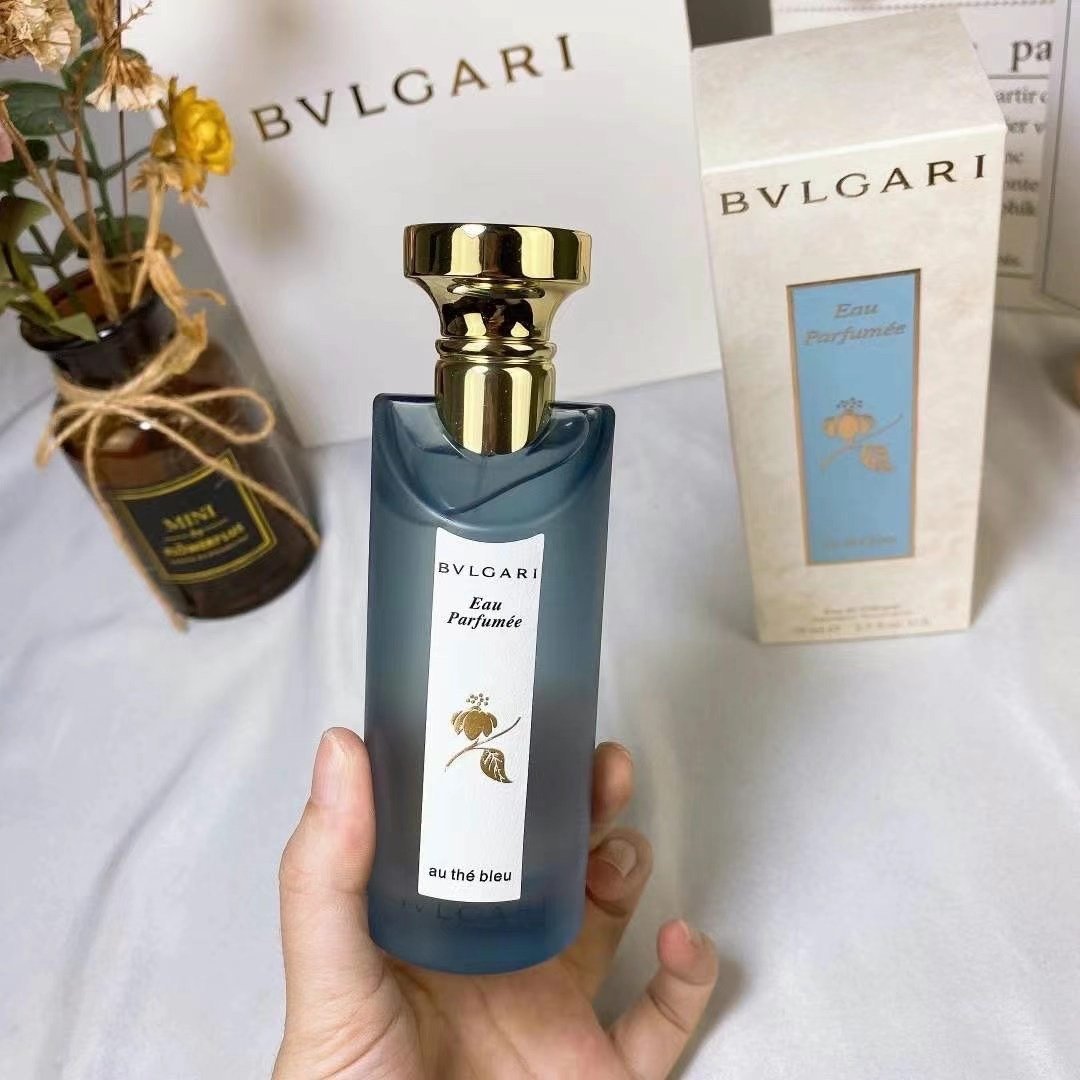 lgari Fresh Unisex Eau de Cologne 75ml (EDC), in shades of green tea, white tea, black tea, and blue tea.