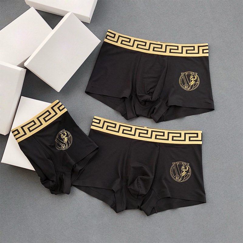 Medusa Men's Gold-Trimmed Underwear