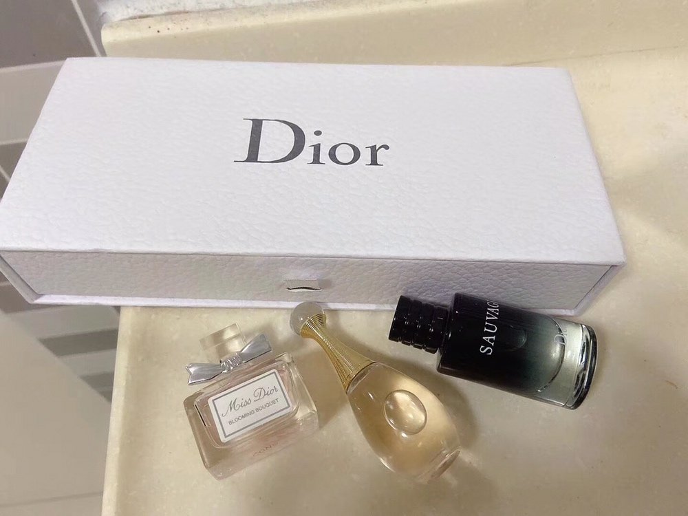 Dior perfume sample set (3 pieces)