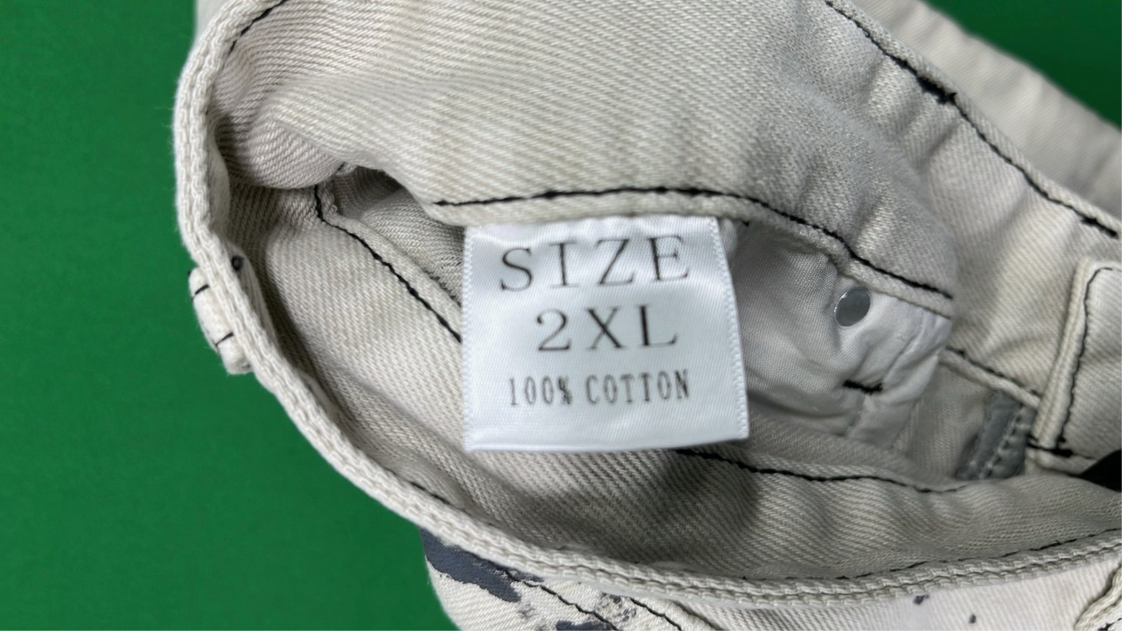 Abstract Graffiti Print Wide Leg Jeans for Men