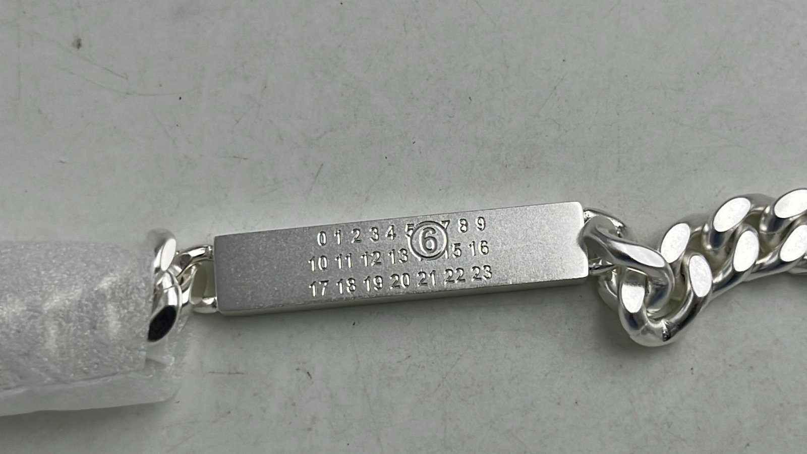 MM6 Silver Chain Necklace with Gift Box and Tag [2 styles]