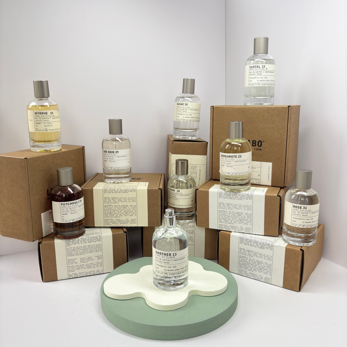 Nine perfumes from the laboratory