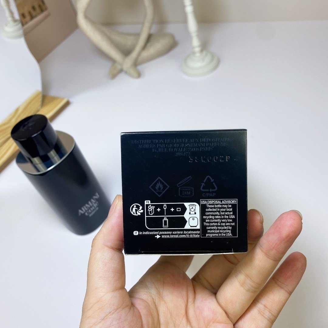 Armani 2022 New Pure Fragrance Black Code Men's Perfume 125ml