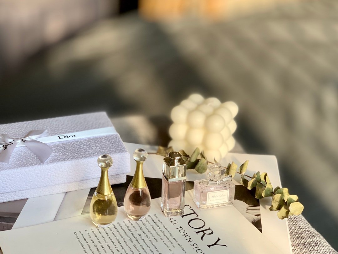 Dior white box perfume sample 4-piece gift set, 4*5ml